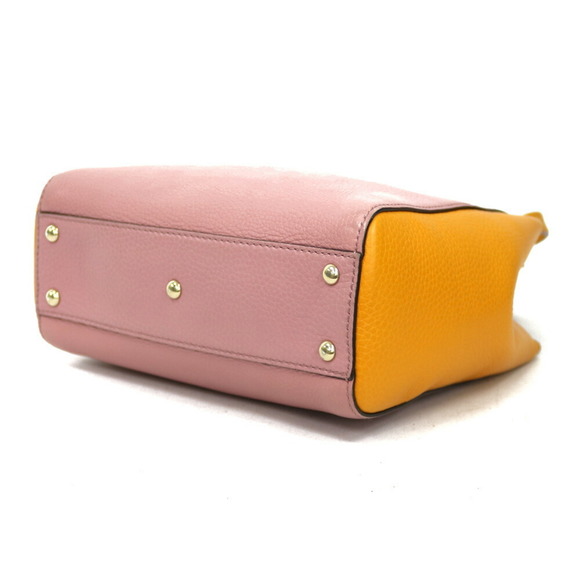 GUCCI Shoulder Bag Bamboo Handbag Day Limited Color Pink Orange Ladies - Picture 5 of 10